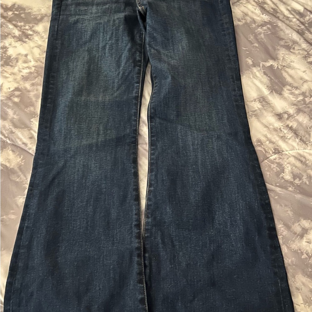 American Eagle Outfitters Blue Flare Wide Leg Jeans
Never worn
